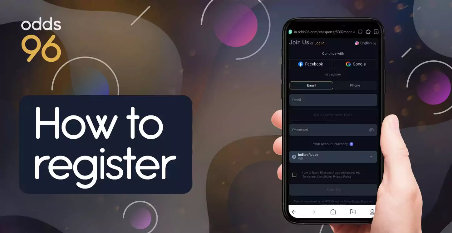 A detailed guide to setting up your new Odds96 profile