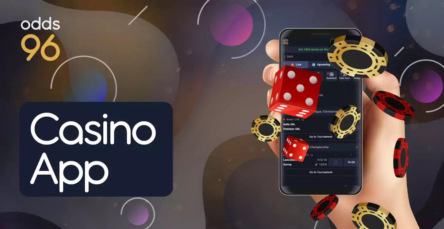 Features of the Odds96 casino app